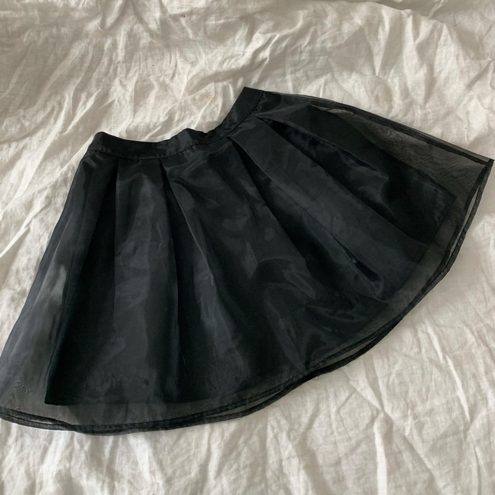 Petite Organza Skater Skirt